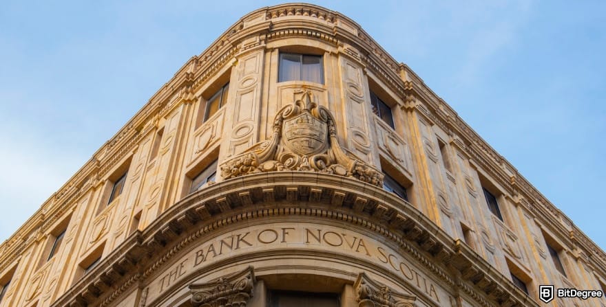 Best way to send money to Cuba: Bank of Nova Scotia building in Havana.
