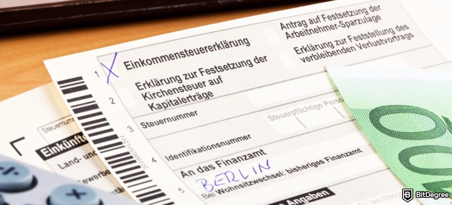Best way to send money to Dominican Republic: German income tax return forms on the desk. Best way to send money to Dominican Republic: German income tax return forms on the desk.