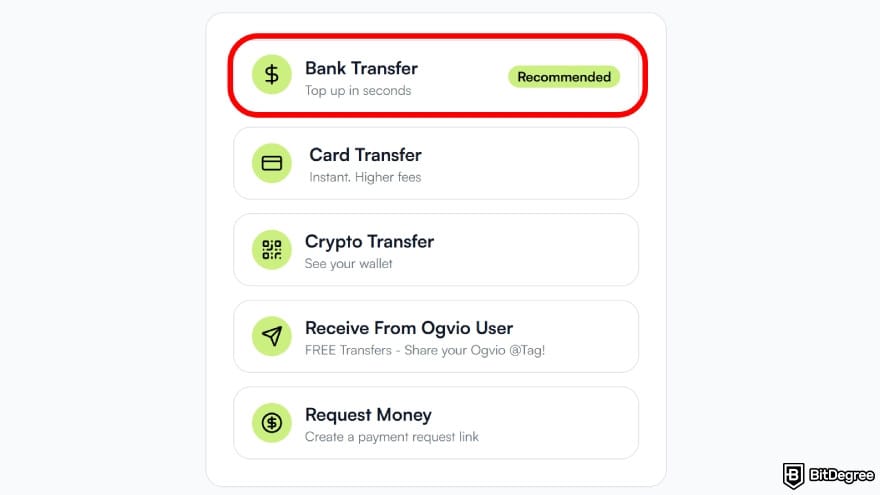 Best way to send money to Egypt: list of available top up methods on Ogvio.