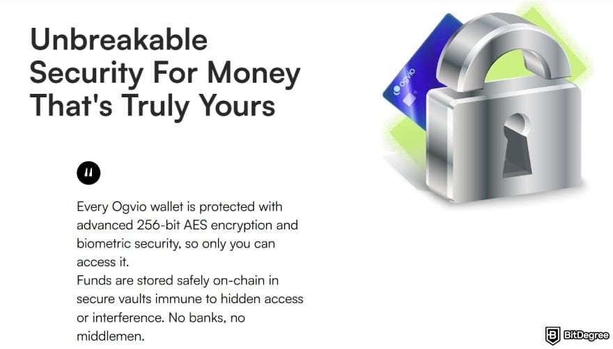 Best way to send money to Egypt: Ogvio's security features.