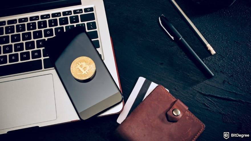 Best way to send money to Germany: golden bitcoin on a keyboard.