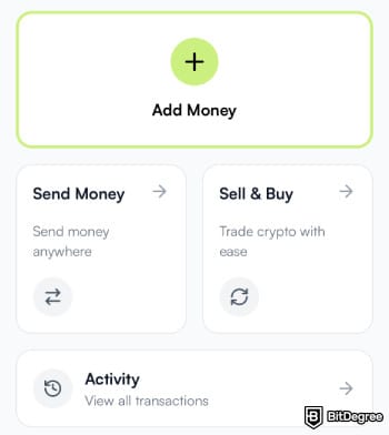 Best way to send money to Indonesia: Ogvio's main dashboard.