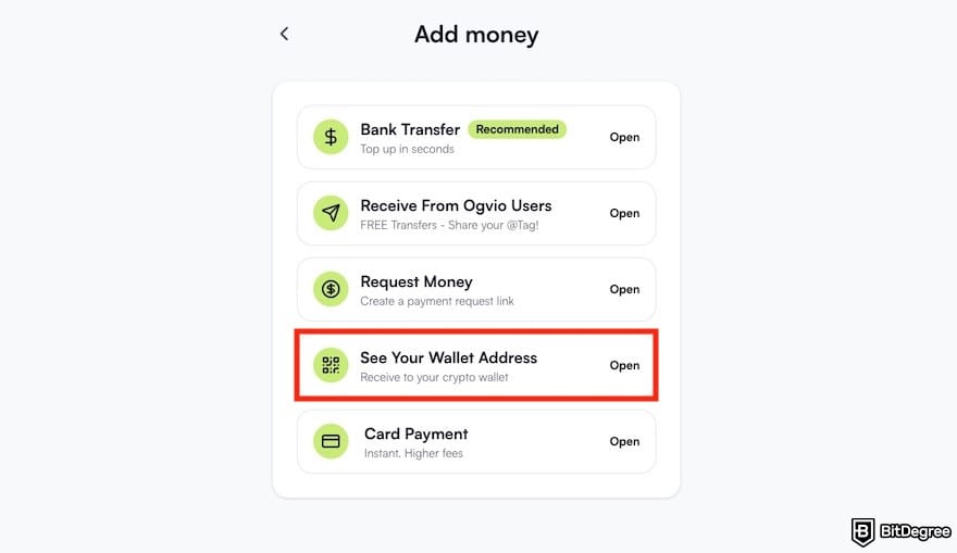 Best way to send money to Italy: checking a wallet address on Ogvio.