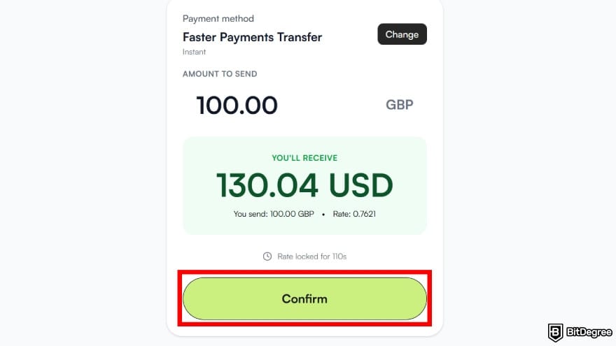 Best way to send money to Mexico: enter the amount you want to top up.