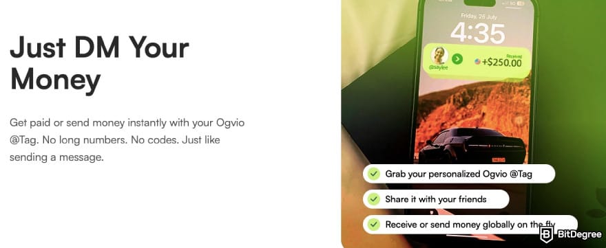 Best way to send money to Mexico: Ogvio's DM-style money transfer. Best way to send money to Mexico: Ogvio's DM-style money transfer.