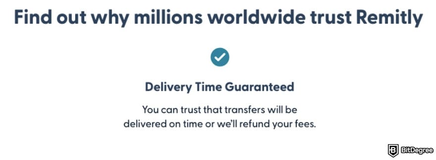 Best way to send money to Mexico: Remitly showcasing its refund system. Best way to send money to Mexico: Remitly showcasing its refund system.