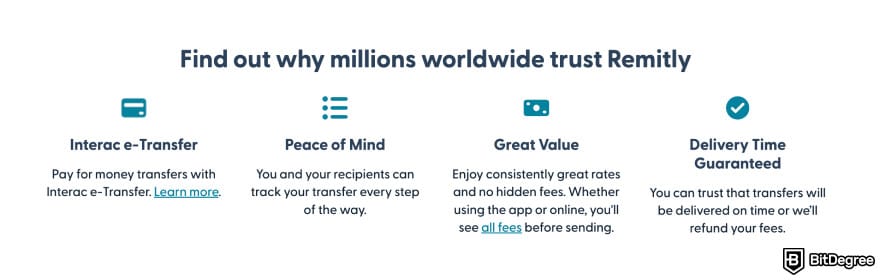 Best way to send money to Nigeria: Remitly key features.