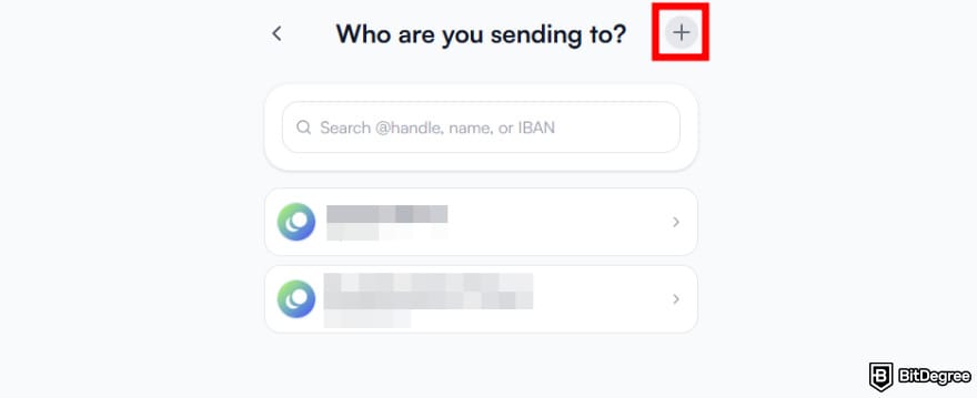 Best way to send money to Pakistan: add recipient button on Ogvio.
