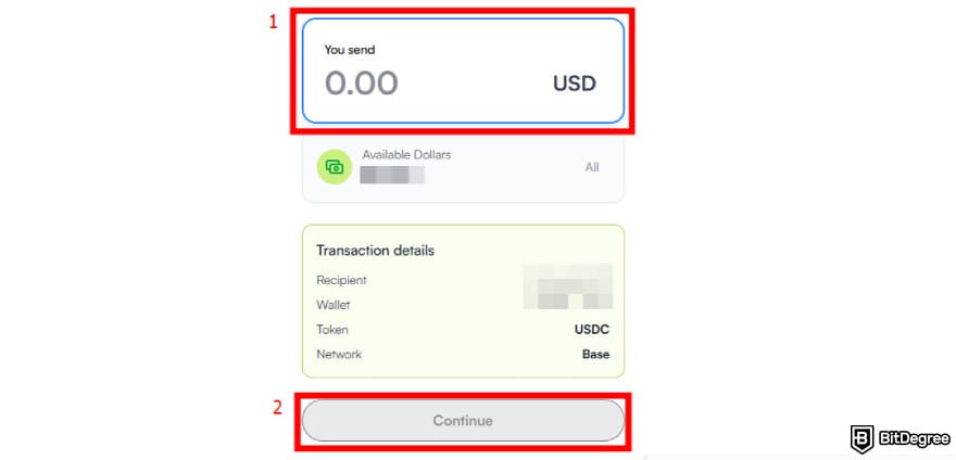 Best way to send money to Pakistan: transfer amount entry screen on Ogvio.