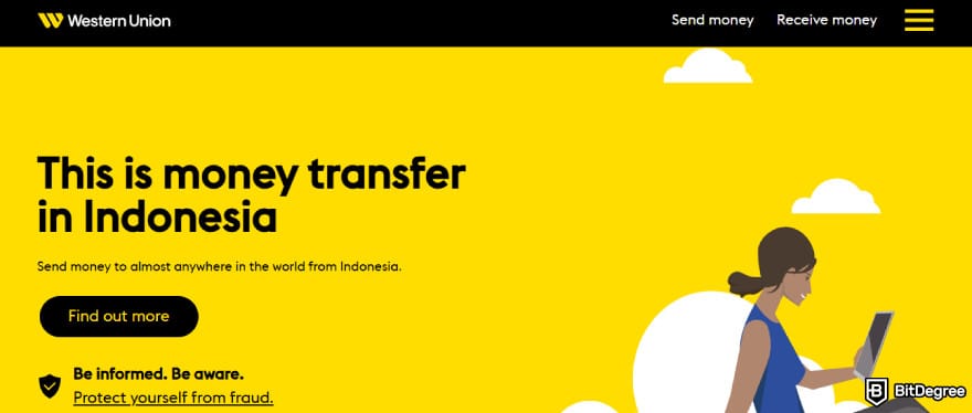 Best way to send money to Pakistan: Western Union website.