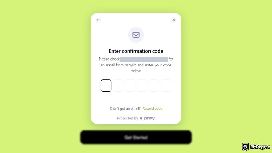 Best way to send money to Portugal: input the verification code.