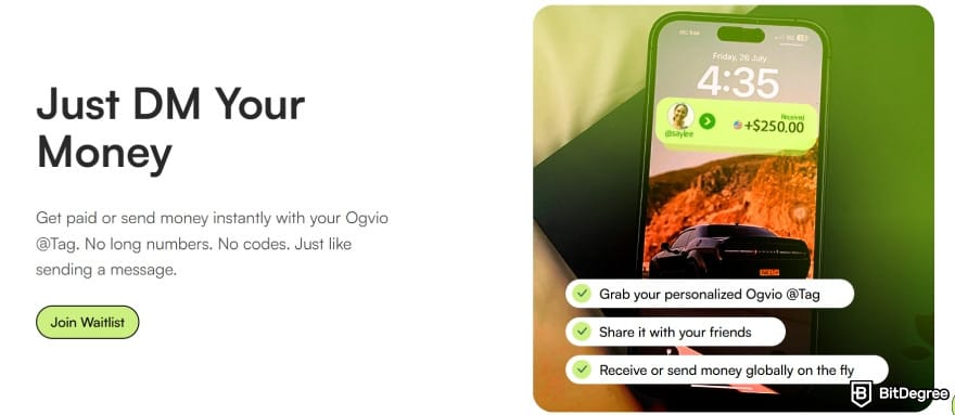 Best way to send money to Portugal: @handle features for sending money with Ogvio.
