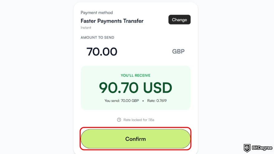 Best way to send money to Singapore: type in how much money you want to send.