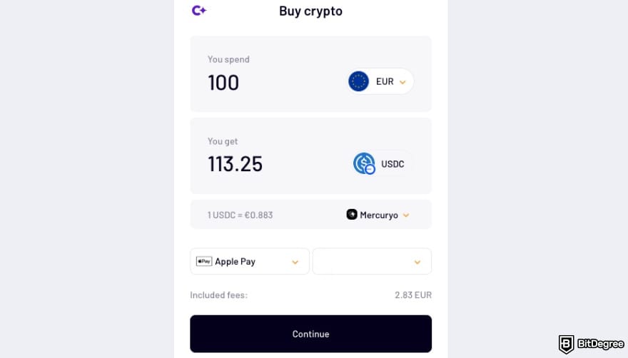Best way to send money to South Africa: a different window to top up your Ogvio account.