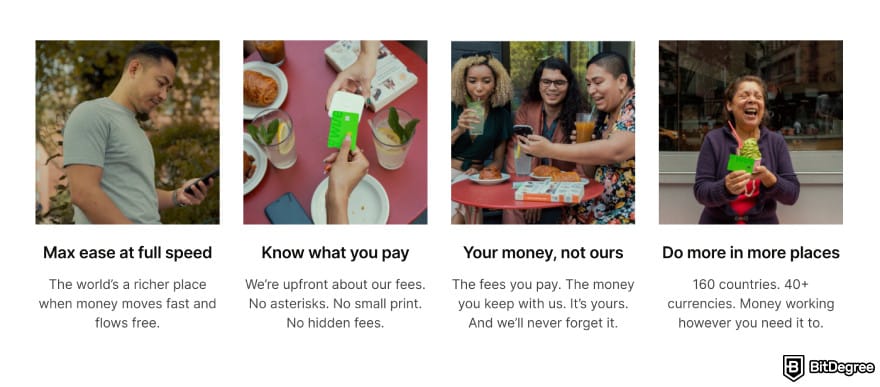 Best way to to send money to South Africa: Wise mission.