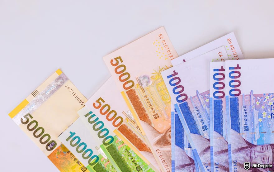 Best way to send money to South Korea: Korean won bills.