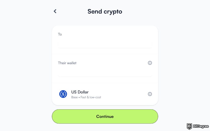 Best way to send money to Thailand: enter the wallet address on Ogvio.