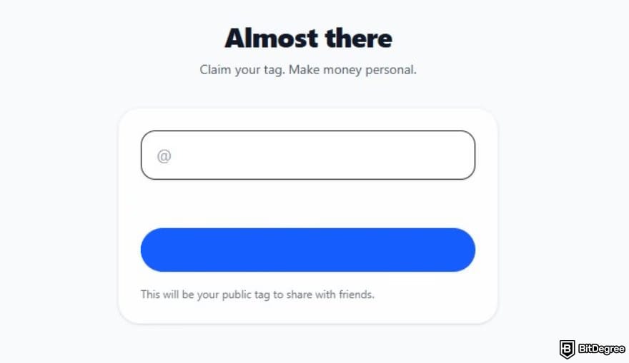Best way to send money to the Philippines: Ogvio asking you to create your personal tag.