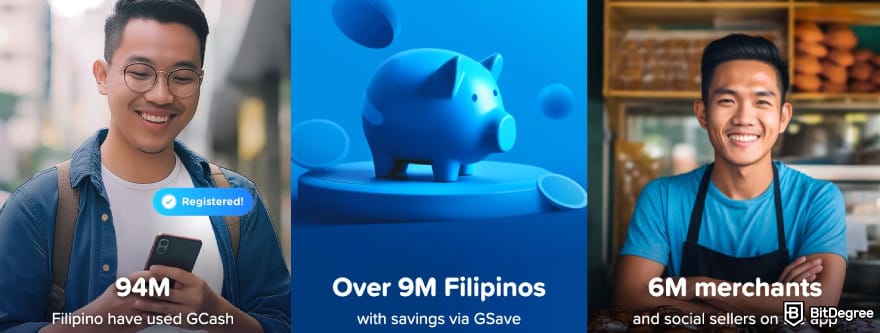 Best way to send money to the Philippines: GCash displaying why it's a good platform.