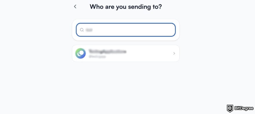 Best way to send money to the Philippines: Ogvio asking you to enter the tag handle.