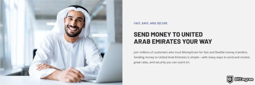 Best way to send money to UAE: description for sending money to the UAE using MoneyGram. Best way to send money to UAE: description for sending money to the UAE using MoneyGram.