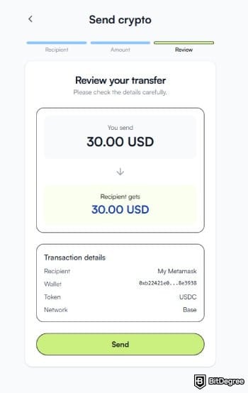 Best way to send money to UAE: the review transaction page when sending money using Ogvio. Best way to send money to UAE: the review transaction page when sending money using Ogvio.
