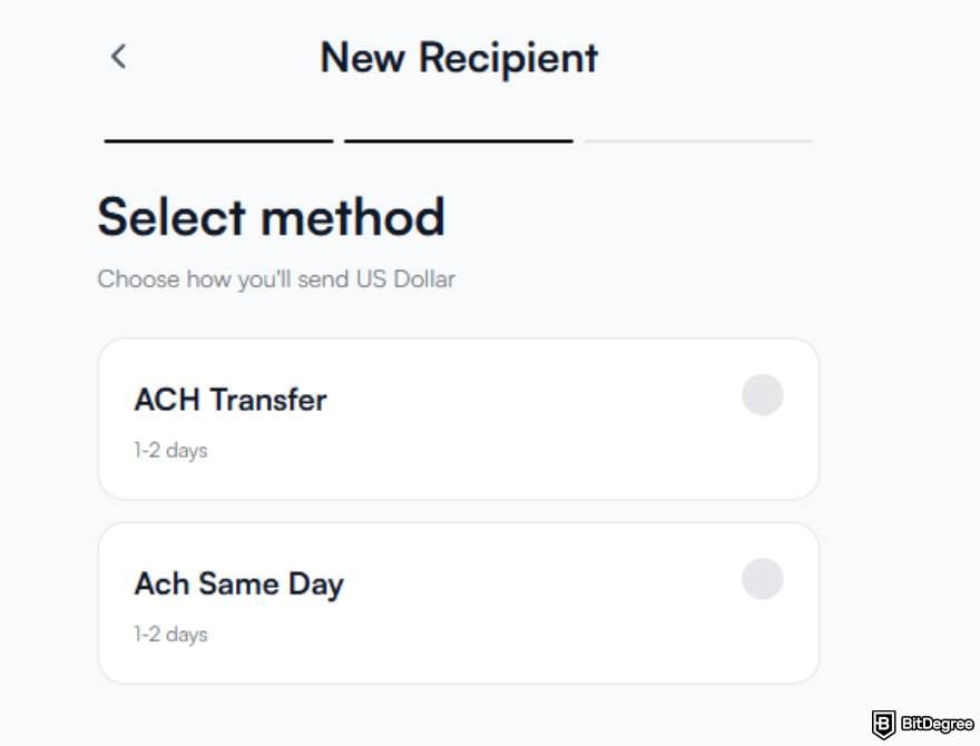 Best way to send money to USA: the available bank transfer methods for USD on Ogvio.