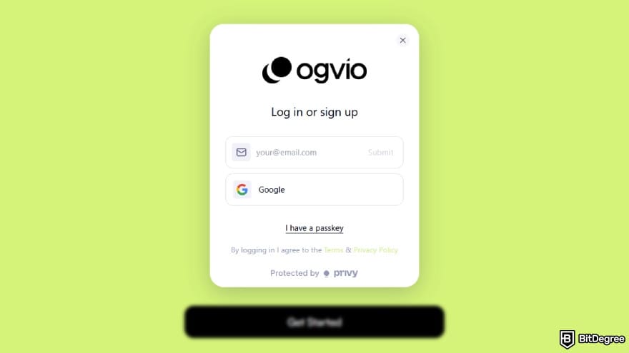 Best way to send money to Vietnam: sign up using email or Google account.