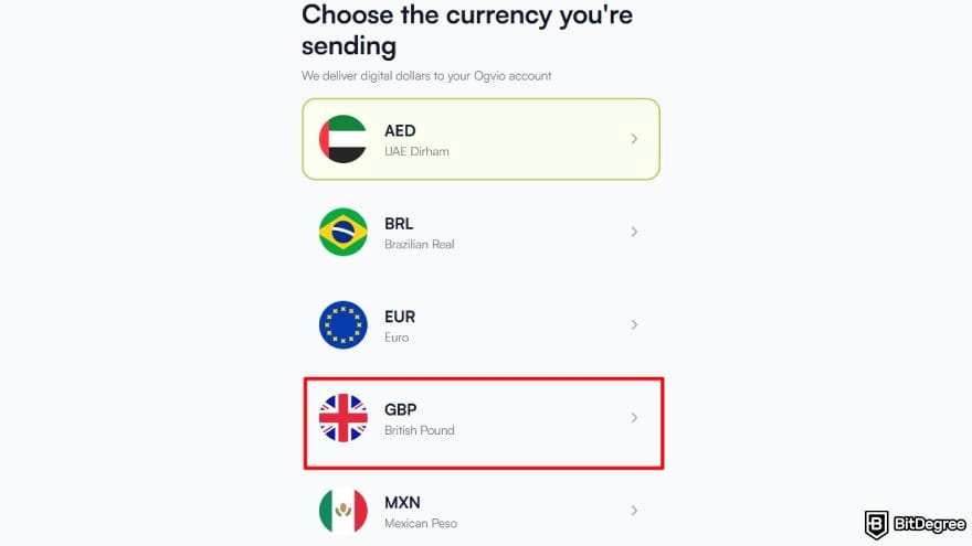 Best way to send money to Vietnam: choose the currency you'd like to send.