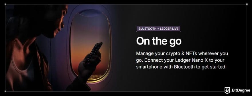 Best Web3 wallet: description for Ledger Nano X Bluetooth support.