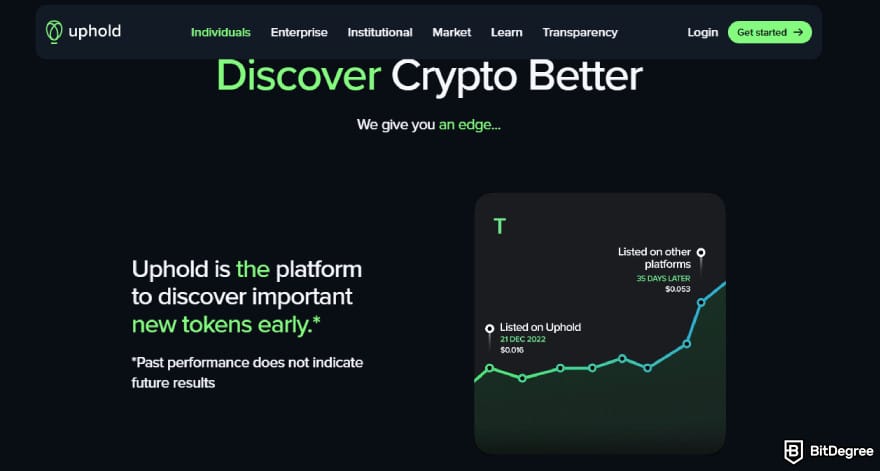 Kraken vs Uphold: Uphold interface. Kraken vs Uphold: Uphold interface.