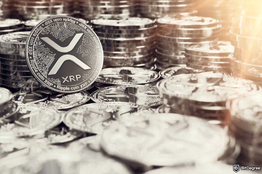 Best XRP meme coins: stacks of silver XRP coins.