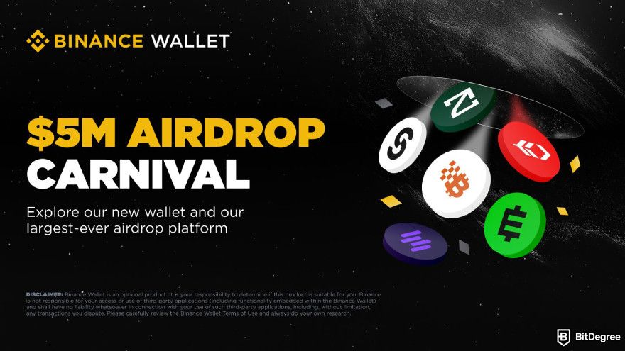Binance airdrop: Binance Airdrop Carnival page.