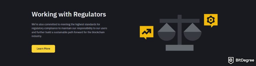 Binance copy trading: Binance's regulations.