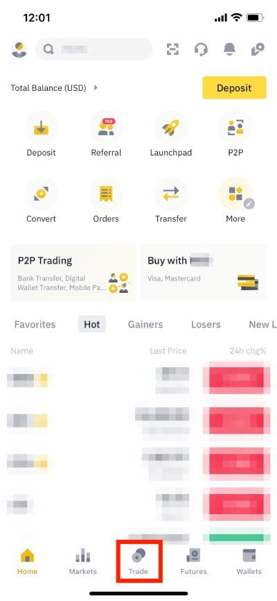 Binance margin trading: trade on app.
