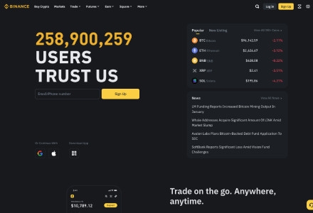 Binance - Popular and Economical