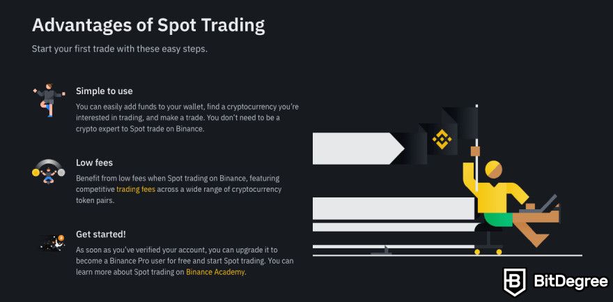 Binance spot trading: advantages.