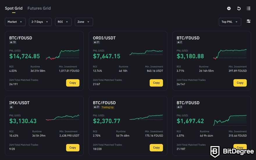 Binance trading bot review: a preview of Binance's Spot Grid Bot Marketplace.