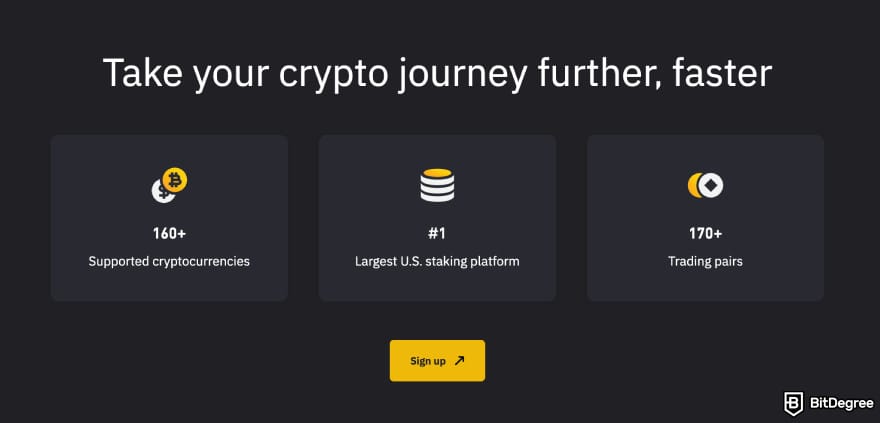 Binance US VS Coinbase: Binance.US stats - supported currencies, trading pairs, etc.