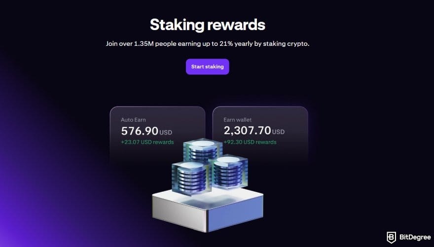 Binance vs Kraken: Kraken staking page. Binance vs Kraken: Kraken staking page.