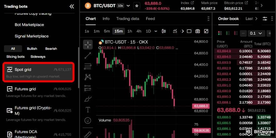 Binance vs OKX: choose [Spot grid].