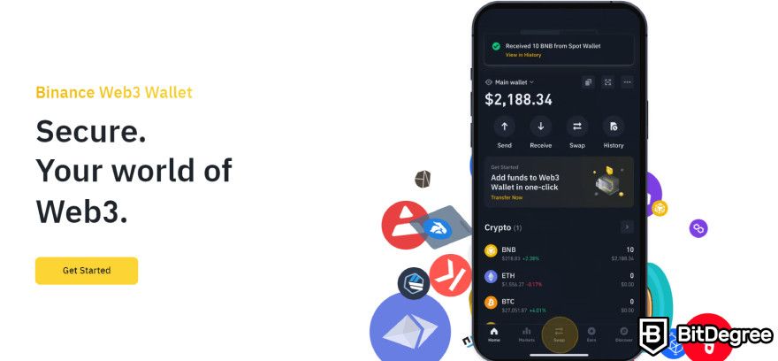 Binance Web3 wallet: secure your world of web3.