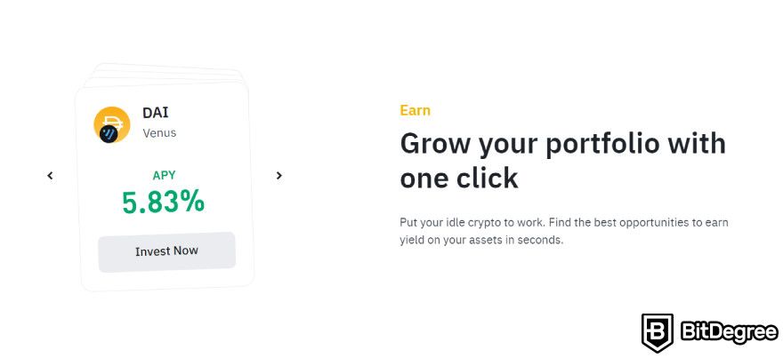 Binance web3 wallet: portfolio growth through staking.