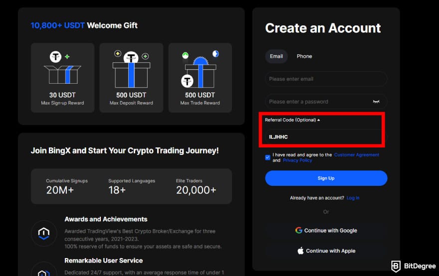 BingX referral code: use the code ILJHHC when you create an account. BingX referral code: use the code ILJHHC when you create an account.