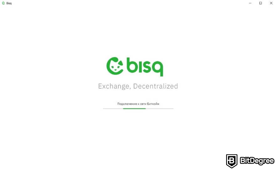 Bisq отзывы: подключение к сети Биткоина.