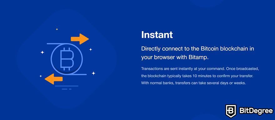 Bitamp review: instant.