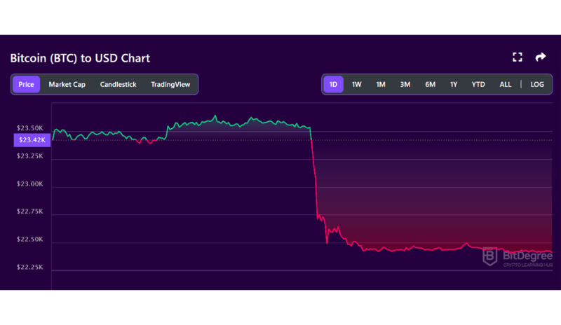 Bitcoin Down By 5%