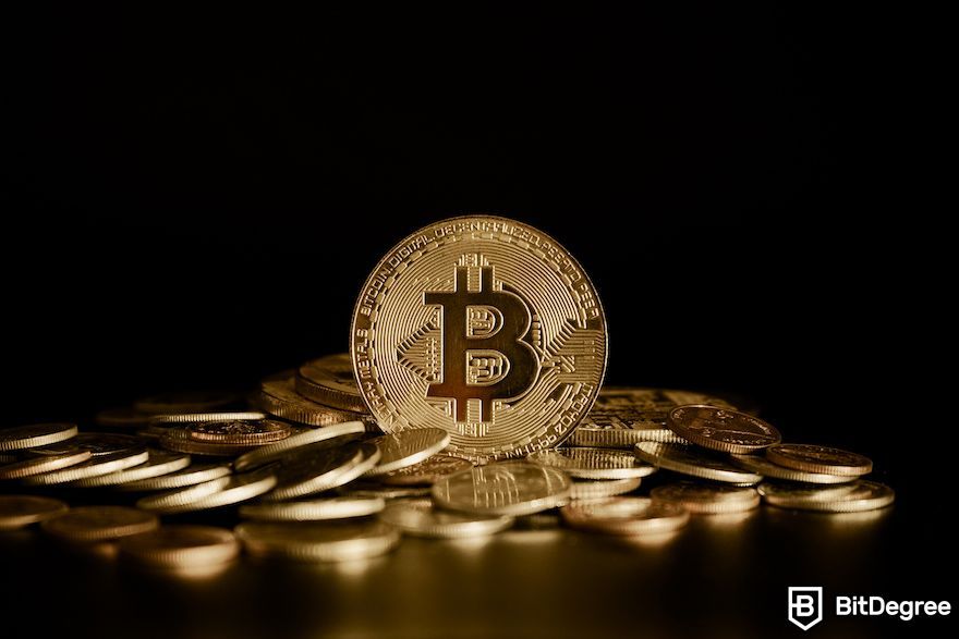Bitcoin stock-to-flow: Bitcoin on coins.