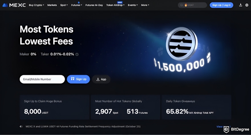 Bitexen Exchange review: MEXC.