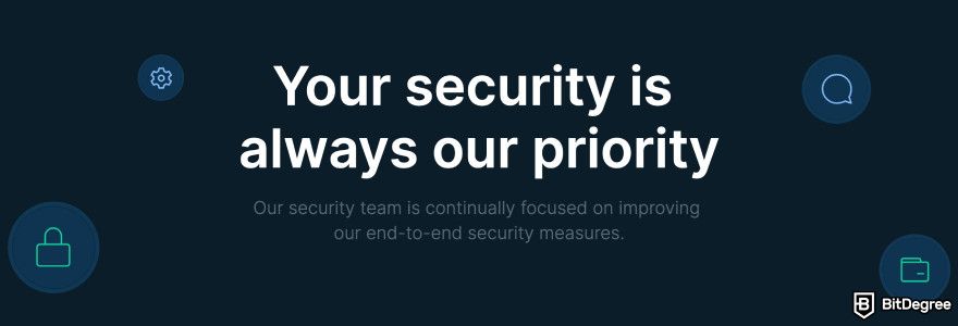 Bitfinex review: user security is priority for Bitfinex.